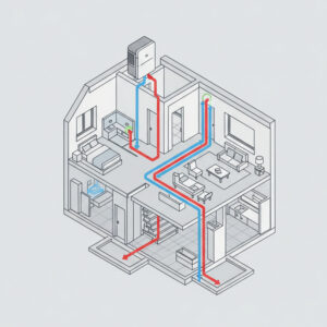 全屋換氣系統怎麼規劃？什麼時期最好安裝？認識會呼吸的家(示意圖)