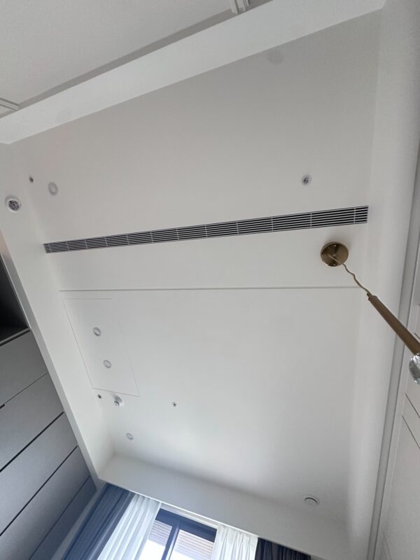 沃特奇 × 樓閣室內設計DH全熱除濕一體機安裝案例分享|打造安心入住的第一步(天花板圖)